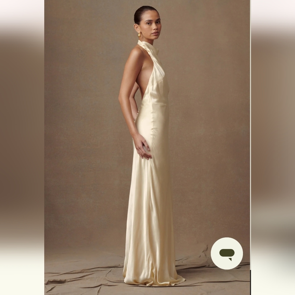 Esther Satin Cowl Maxi Dress - Picture 7 of 11